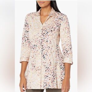 Nic+Zoe Women’s Morning Burst Shirt Tunic Jacket Size 2X BNWT